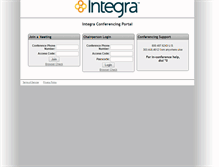 Tablet Screenshot of integra.callinfo.com